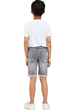 Bermudas Name It Silas Gris para Niño
