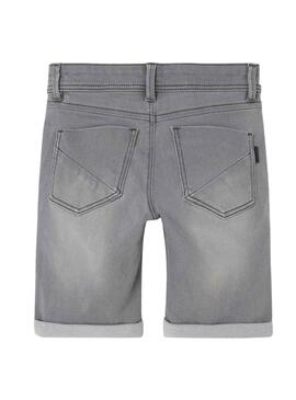 Bermudas Name It Silas Gris para Niño