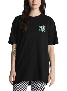 Camiseta Vans Easy Peasy Negro Mujer y Hombre