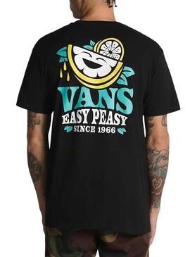 Camiseta Vans Easy Peasy Negro Mujer y Hombre