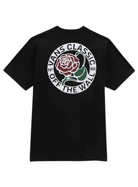 Camiseta Vans True Rose Negro para Hombre