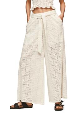 Pantalón Pepe Jeans Pants Blanco para Mujer