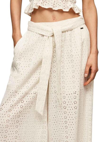 Pants Blanco Para Mujer