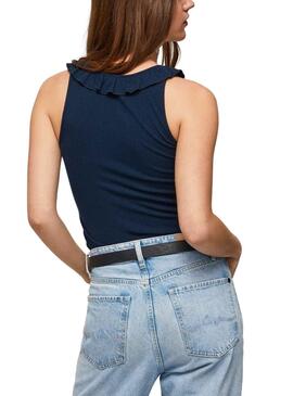 Camiseta Pepe Jeans Dorina Marino Para Mujer