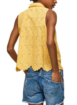 Camisa Pepe Jeans Eris Amarillo para Mujer