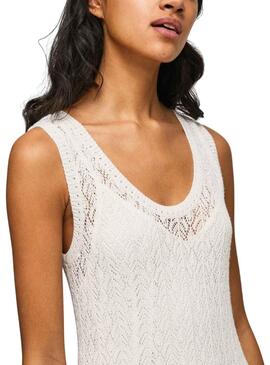 Vestido Pepe Jeans Farah Blanco para Mujer