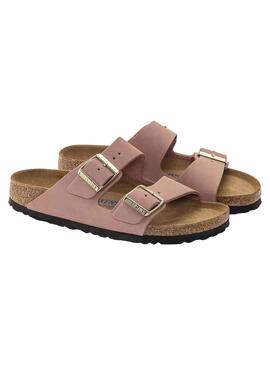 Sandalias Birkenstock Arizona Rosa para Mujer