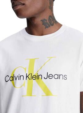 Camiseta Calvin Klein Seasonal Blanco Hombre