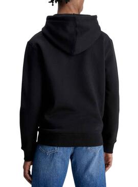 Sudadera Calvin Klein Hoodie Negro para Hombre