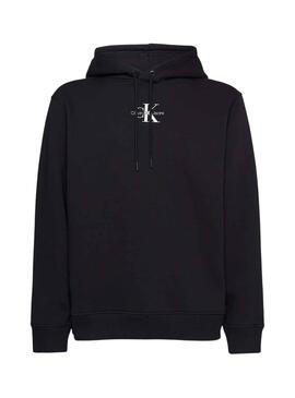 Sudadera Calvin Klein Hoodie Negro para Hombre