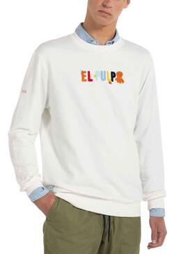 Sudadera El Pulpo Hidden Logo Blanco para Hombre
