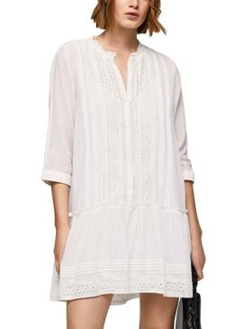 Vestido Pepe Jeans Patris Blanco para Mujer