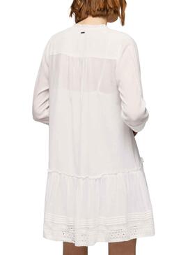 Vestido Pepe Jeans Patris Blanco para Mujer