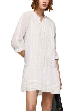 Vestido Pepe Jeans Patris Blanco para Mujer