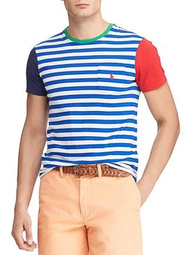 Camiseta Polo Ralph Lauren Pocket Listas Hombre