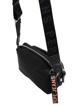 Bolso Pepe Jeans Eliana Negro Para Mujer