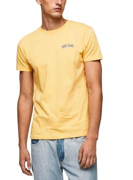 Camiseta Pepe Jeans Ronson Amarillo para Hombre