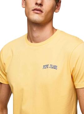 Camiseta Pepe Jeans Ronson Amarillo para Hombre