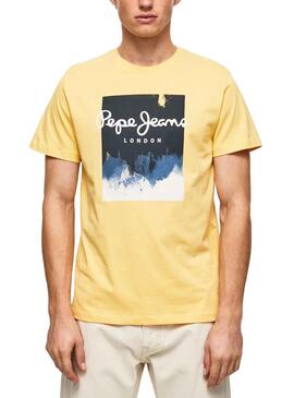 Camiseta Pepe Jeans Roslyn Amarillo para Hombre