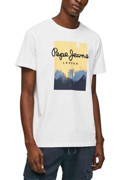 Camiseta Pepe Jeans Roslyn Blanco para Hombre