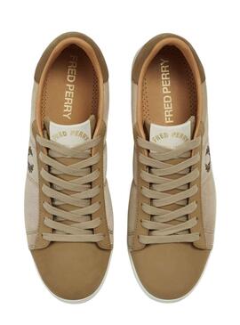 Zapatillas Fred Perry Spencer Marrón para Hombre