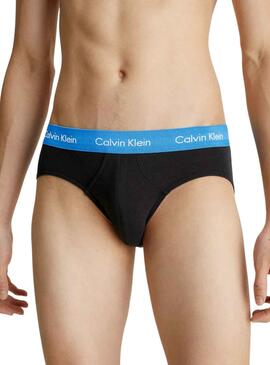 Calzoncillos Calvin Klein Hip Brief Marino Hombre