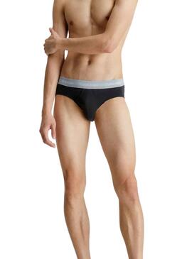 Calzoncillos Calvin Klein Hip Brief Marino Hombre