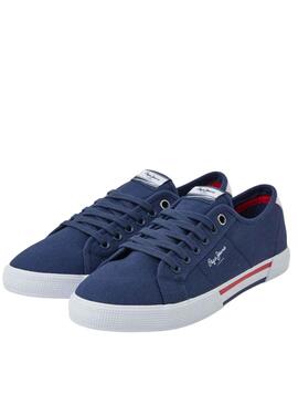 Zapatillas Pepe Jeans Brady Basic Marino Hombre