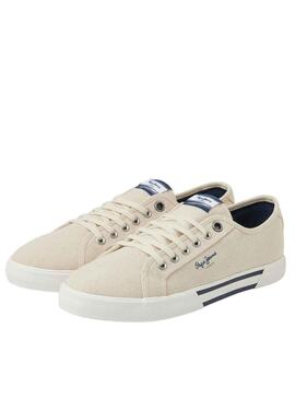 Zapatillas Pepe Jeans Brady Basic Beige Hombre