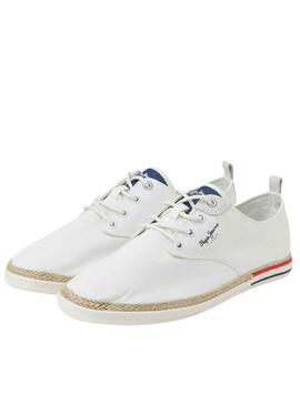 Zapatillas Pepe Jeans Maoui Surf Blanco Hombre