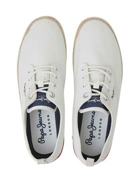 Zapatillas Pepe Jeans Maoui Surf Blanco Hombre