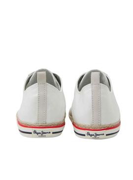 Zapatillas Pepe Jeans Maoui Surf Blanco Hombre