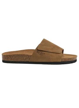 Sandalias Pepe Jeans Bio Slider Marrón para Hombre