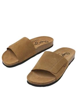 Sandalias Pepe Jeans Bio Slider Marrón para Hombre