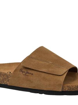 Sandalias Pepe Jeans Bio Slider Marrón para Hombre