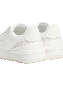 Zapatillas Tommy Jeans Tech Runner Blanco Mujer