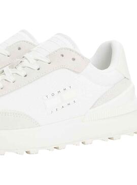 Zapatillas Tommy Jeans Tech Runner Blanco Mujer