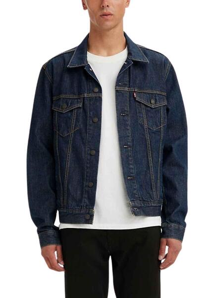 Cazadora vaquera Levis azul para hombre 