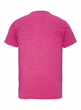 Camiseta Tommy Jeans Modern Fucsia Hombre