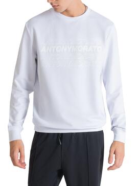 Sudadera Antony Morato Quattro Blanco para Hombre