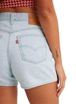 Shorts Levis 80S Mom Azul para Mujer