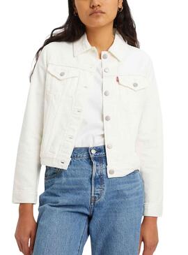 Cazadora Levis Original Blanco para Mujer