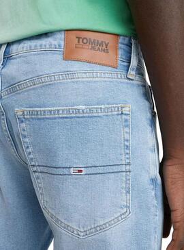Bermudas Tommy Jeans Scanton Azul Claro Hombre