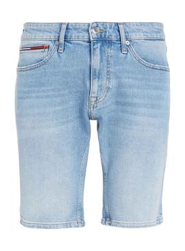 Bermudas Tommy Jeans Scanton Azul Claro Hombre