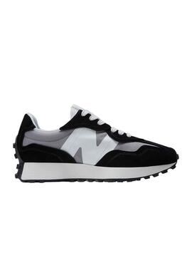 Zapatillas New Balance U327 Negro y Gris 