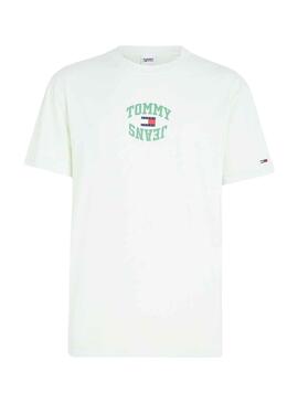 Camiseta Tommy Jeans Arched Verde para Hombre