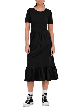 Vestido Only Peplum Negro para Mujer