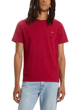 Camiseta Levis Housemark Granate Para Hombre