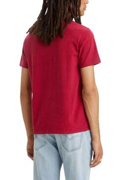 Camiseta Levis Housemark Granate Para Hombre