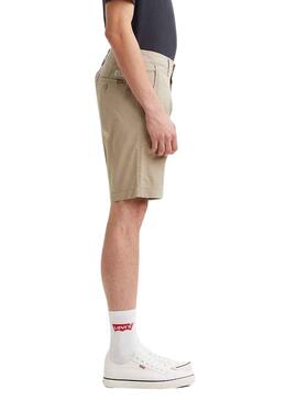 Bermudas Levis Chino Short Beige Para Hombre